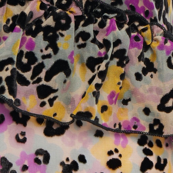 SOLD See by Chloe Paneled Devoré Silk Camisole - Picture 9 of 16